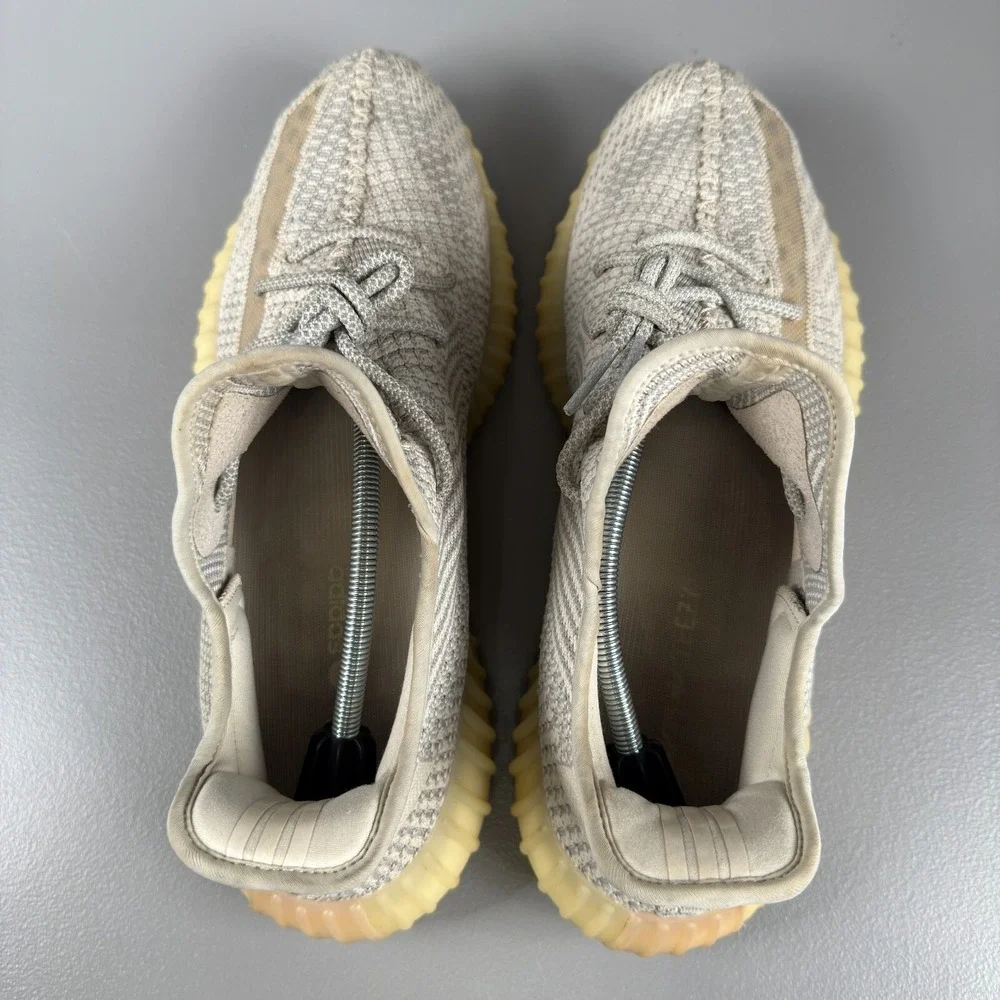 YEEZY Boost Shoes Mens 14 Beige 350 V2 Lundmark Adidas‎ Reflective Laces FU9161